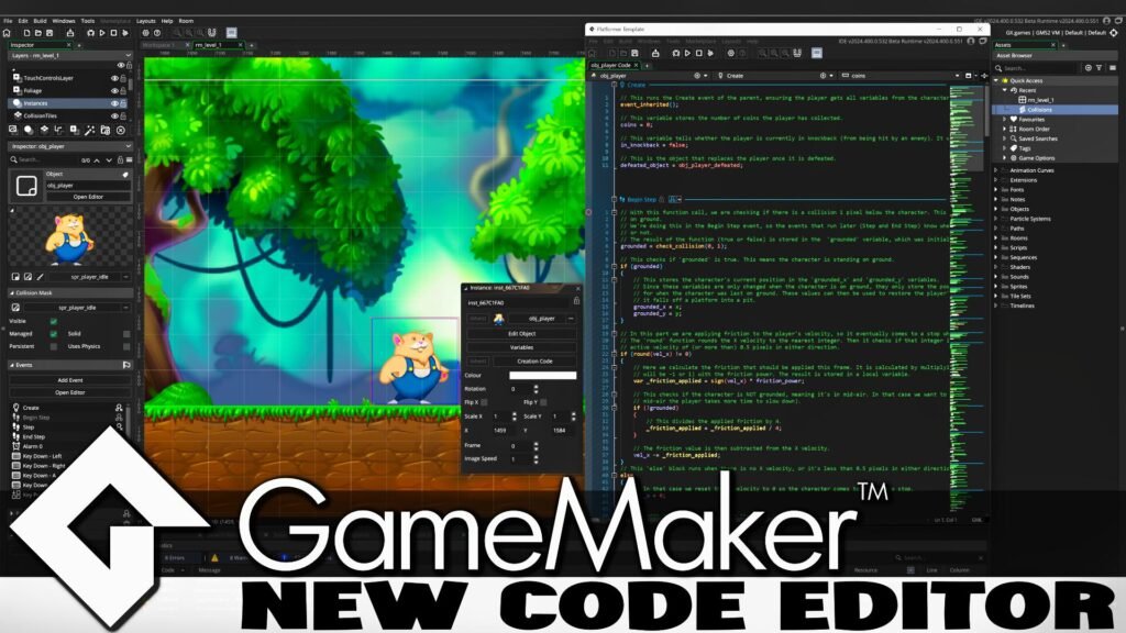 Gamemaker Gets A New Code Editor