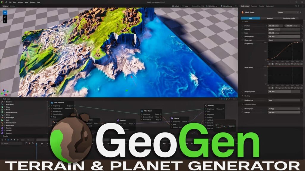 Geogen – Procedural Terrain And Planet Generator