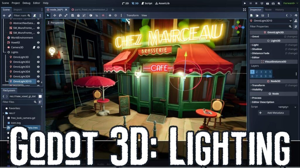 Godot 4X 3D Tutorial Lighting Shadows And Global Illumination