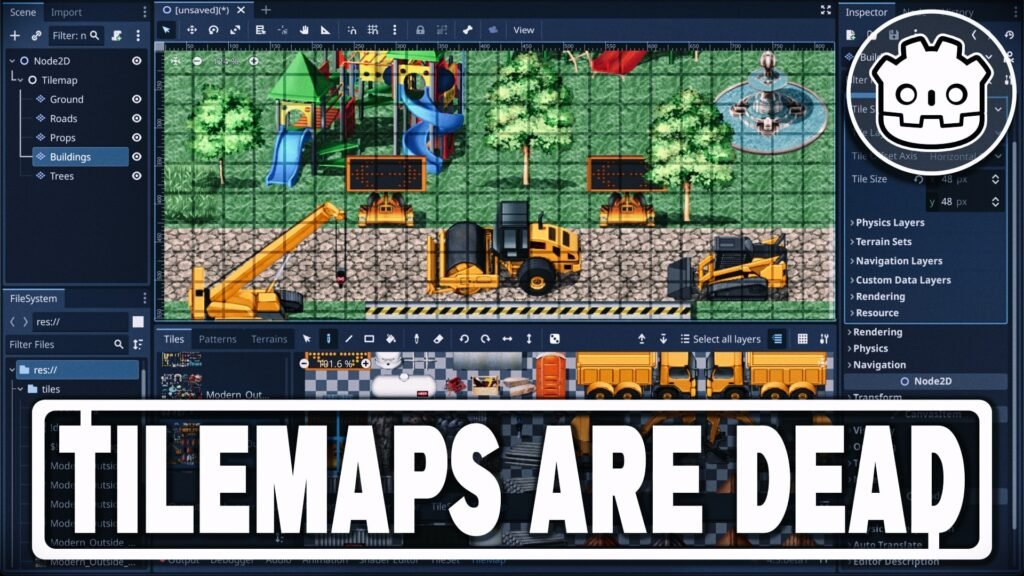 Godot Tilemap Replaced With Tilemaplayers