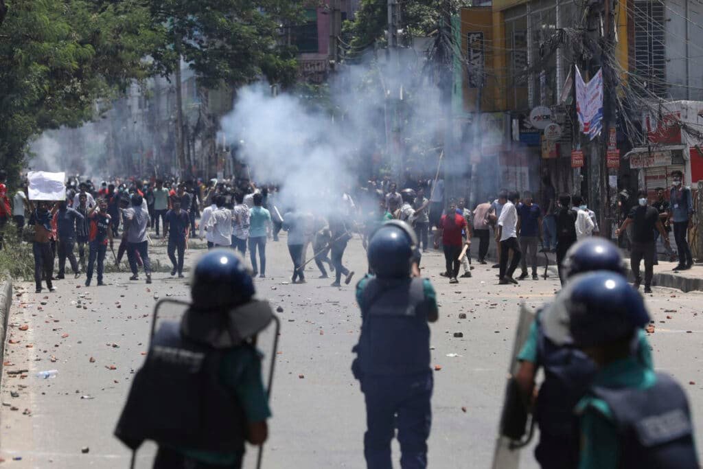 Bangladesh is experiencing a ‘near total internet shutdown amid student protests