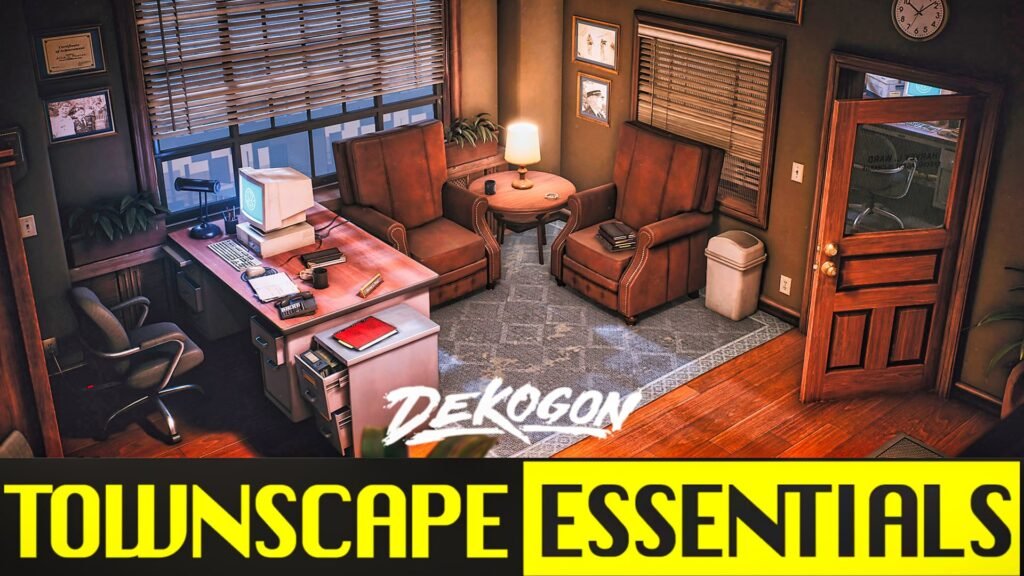 Dekogon Townscape Essentials Unreal Asset Humble Bundle