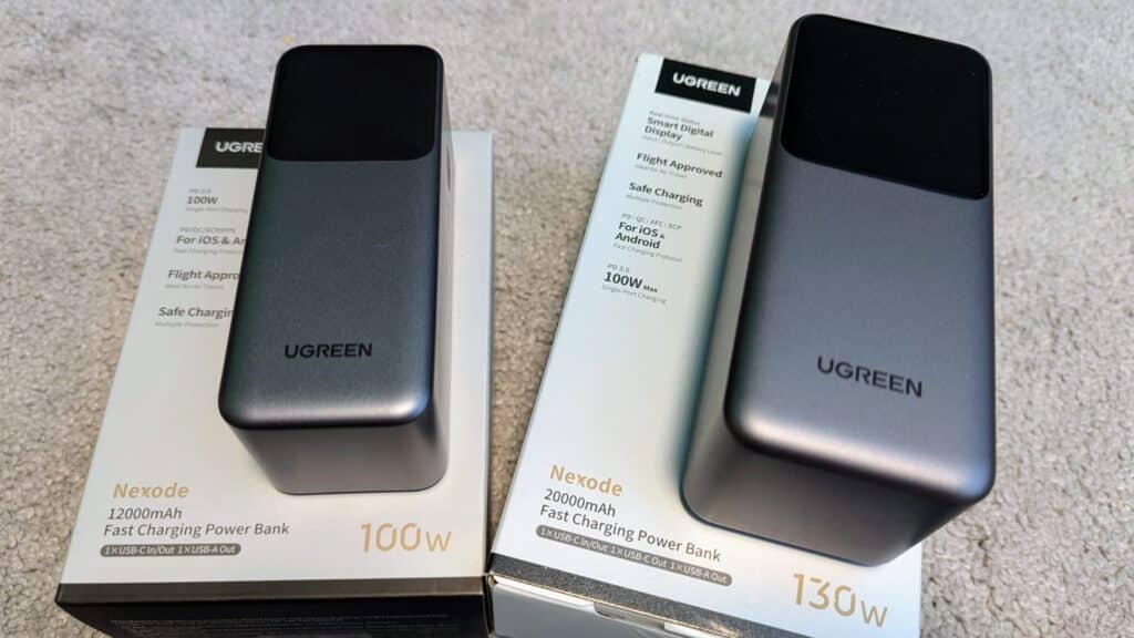 Ugreen Nexode Power Bank 20000Mah 130W And 12000Mah 100W Review