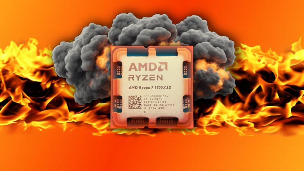 This burned out AMD Ryzen 7 9800X3D gaming CPU isnt what