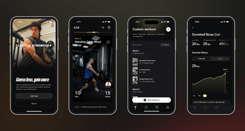 Peloton is introducing a new audio focused strength training app